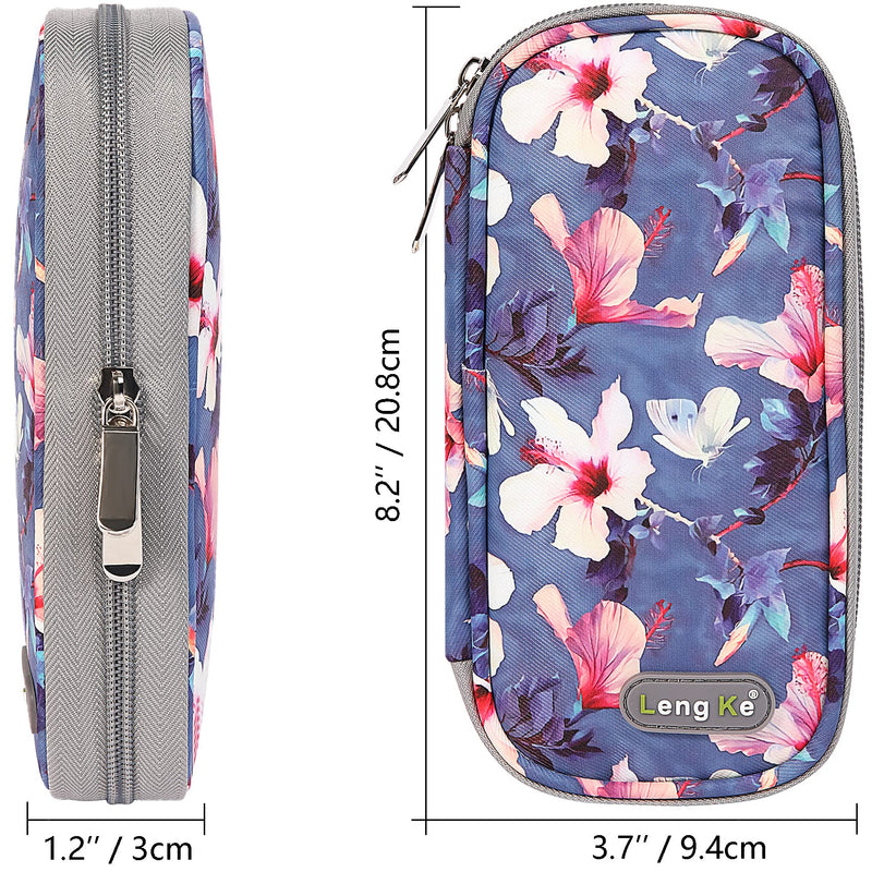 AYVANBER Insulin Cooler Travel Case Small Diabetic Medication Cooler Portable Cooling Bag with 2 Reusable Gel Ice Packs for Insulin Pens While Traveling and Other Diabetic Supplies (Begonia Flower) Begonia Flower - BeesActive Australia