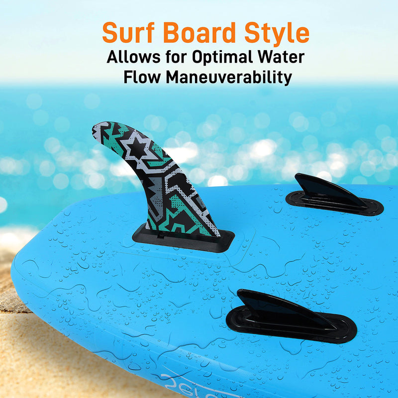 Stand-Up Inflatable Paddle Water Fin - for SereneLife Thunder Wave Inflatable SUP Stand-Up Paddle Boards SLSUPB10 and SLSUPB20 - SereneLife PRTSLSUNEWFIN - BeesActive Australia