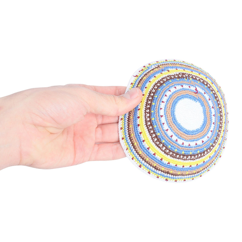 100% Cotton Hand Made Yarmulke Jewish Kippah Kippa Israel Judaica Yarmulka Yamaka Yamakah Kipa One Size Yellow - BeesActive Australia