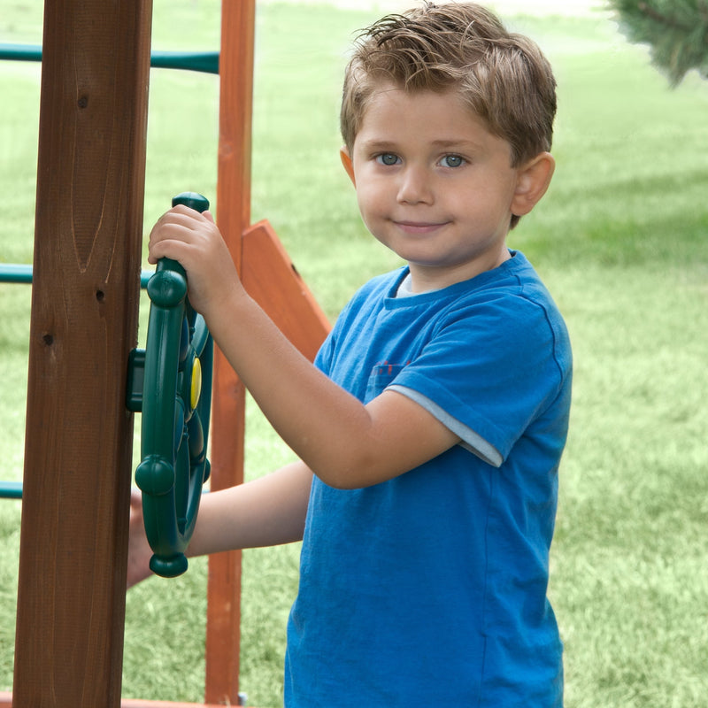 SwingNSlide WS 1524 Pirate Ship Wheel with 12 Inch Diameter for Swing