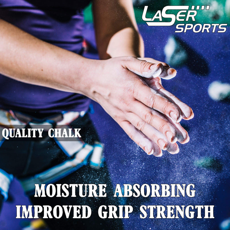 Laser Sports Chalk Ball Sock - Great for Weightlifting and Powerlifting - Increase Your Grip While Rock Climbing and Performing Gymnastics - for Men and Women - 3oz - BeesActive Australia