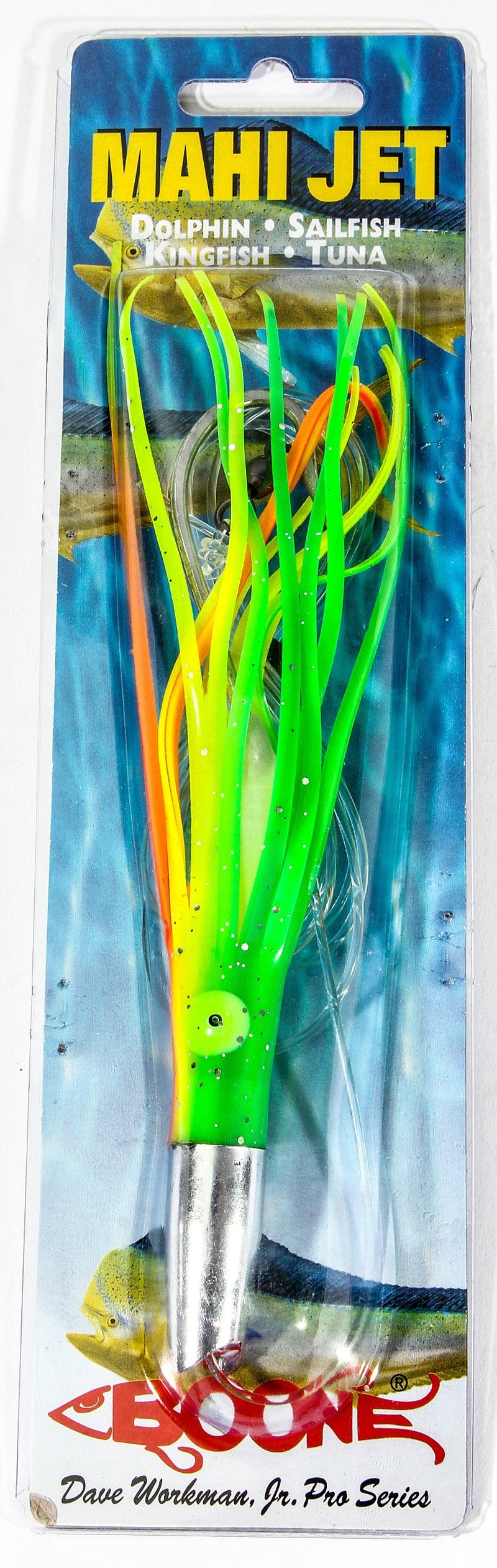 [AUSTRALIA] - Boone Mahi Jet Rigged Bait, Chart Bright Green, 6 1/2-Inch 