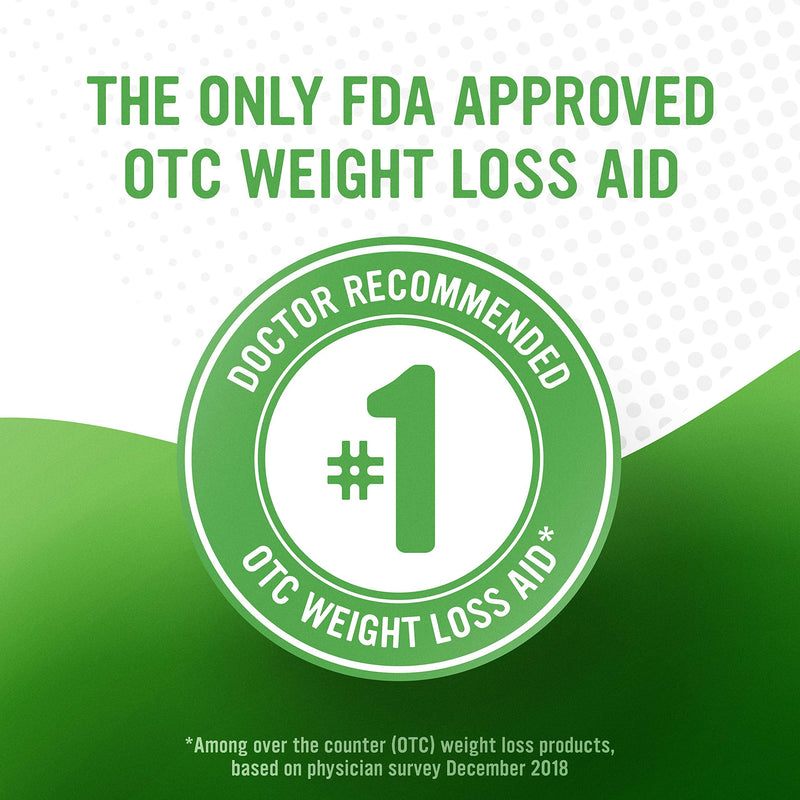 alli Weight Loss Diet Pills, Orlistat 60 mg Capsules, Non Prescription Weight Loss Aid, 120 Count Refill Pack - BeesActive Australia