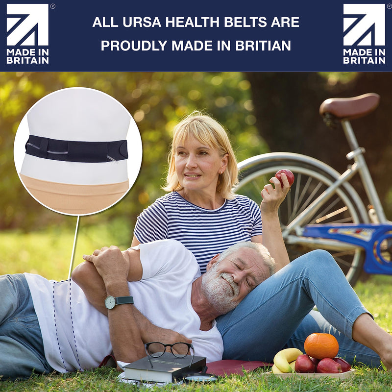 Peritoneal Dialysis Tube Belt - Slim, Soft and Stretchy PD Catheter Belt - Safe for Skin - Made in The UK - Peg Tube Supplies - Medical Peritoneal Dialysis Accessories (Large - 37″-50″, Beige) Large - 37″-50″ - BeesActive Australia