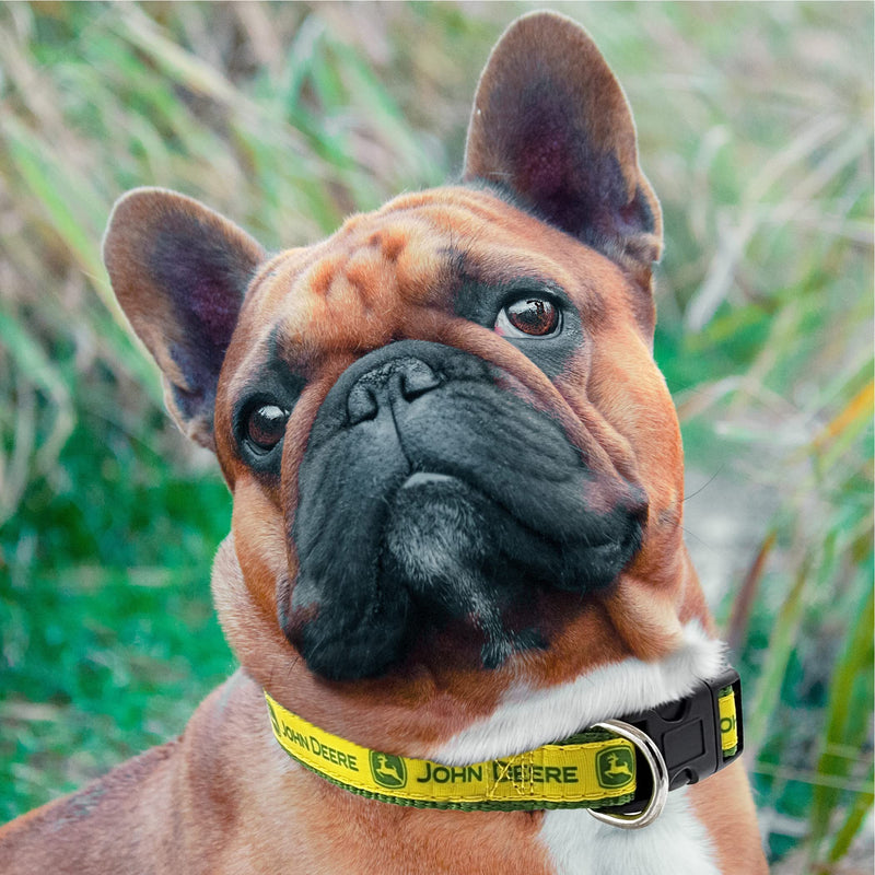 John Deere Pet Collar Large JOHN DEERE SATIN PET COLLAR - BeesActive Australia