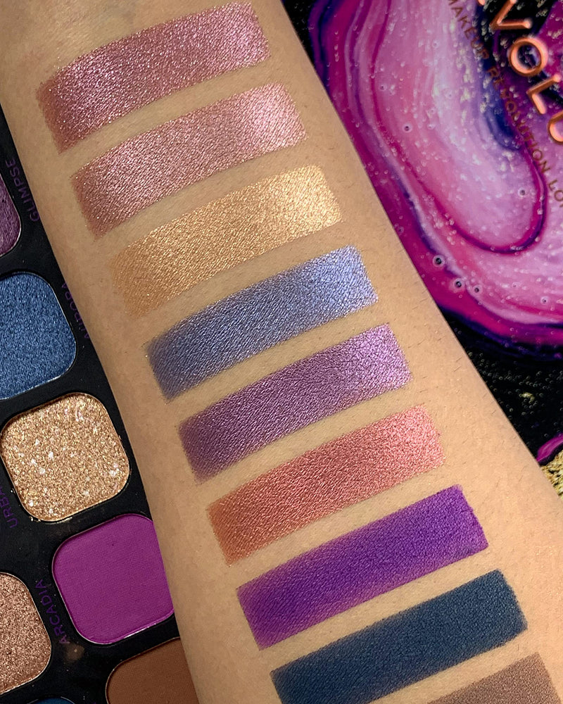 Makeup Revolution, Forever Flawless Eyeshadow Palette, Unconditional Love, 18 Shades, 19.8 g - BeesActive Australia