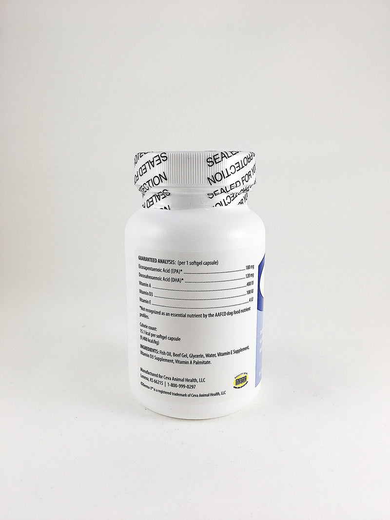 Derma-3 Softgels For Medium Breeds, 60 Capsules - BeesActive Australia