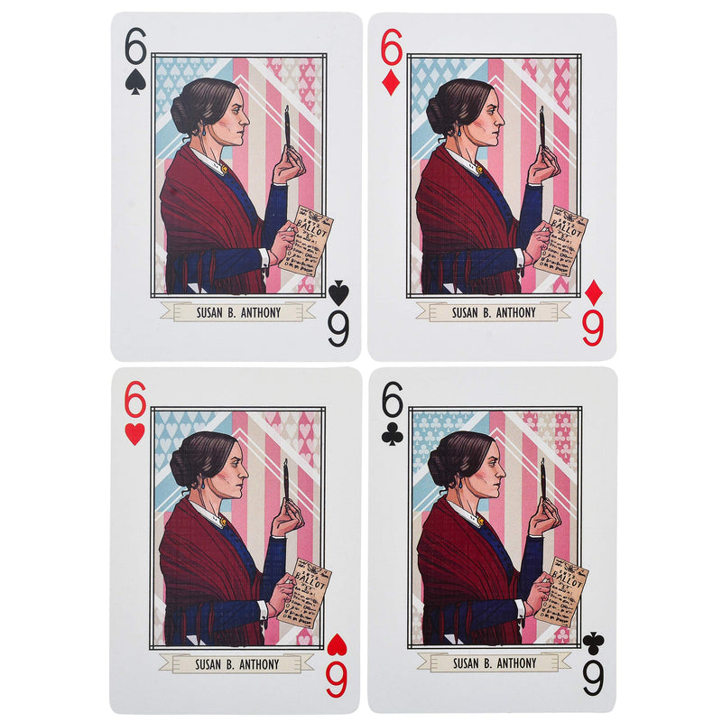 [AUSTRALIA] - The Woman Cards - Premium Illustrated Feminist Playing Cards - Features Powerful Women - 1 Deck - Made in The USA Classic 