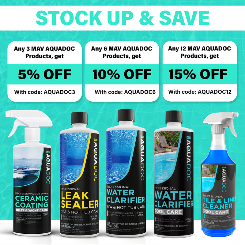 Boat Cleaner Wax - Ceramic Sio2 Sealant & Boat Ceramic Coating Spray, Exterior Boat Cleaner - Water Spot Remover, Boat UV Protectant Spray & Marine Wax for Boats to get a Glossy Shine - AquaDoc 16oz - BeesActive Australia