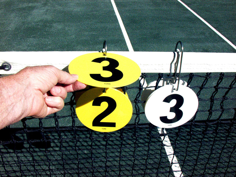 [AUSTRALIA] - Tourna Portable Tennis Score Keeper, Fits Over Net 