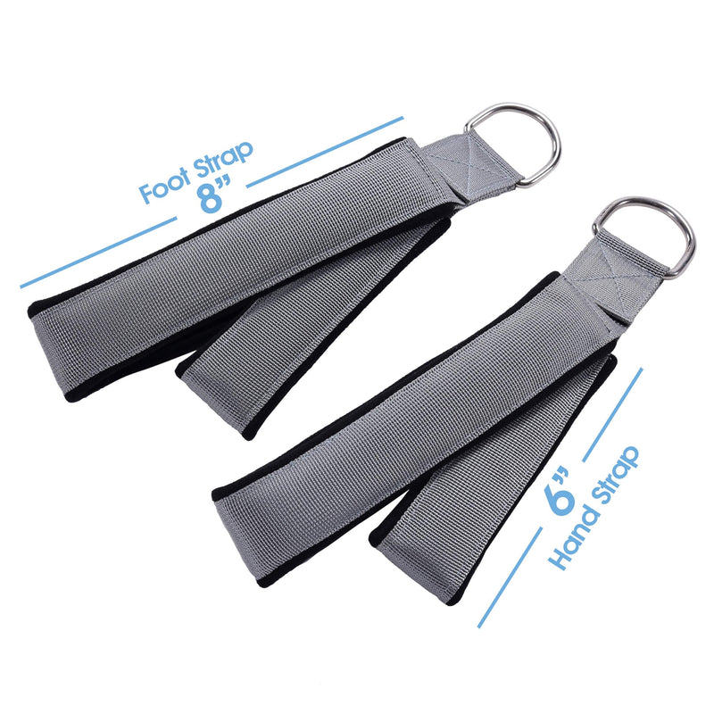 AeroPilates Double Loop Straps (Pair) and Bag | Compatible with Any Reformer - BeesActive Australia
