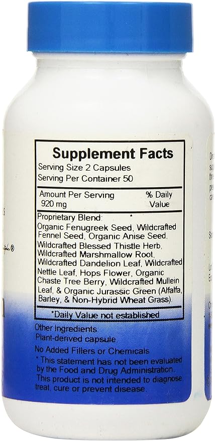 Lactation Formula, 100 caps by Dr. Christophers Formulas - BeesActive Australia
