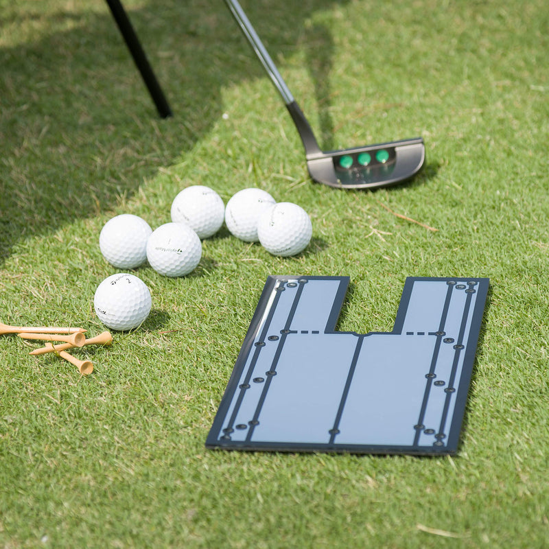 Shaun Webb's Putting Mirror 12" x 6" - Putt with Confidence and Accurately. Get Instant Feedback And Improve Your Stroke With This Portable Golf Training Aid, Alignment Golf Accessories, Swing Trainer - BeesActive Australia