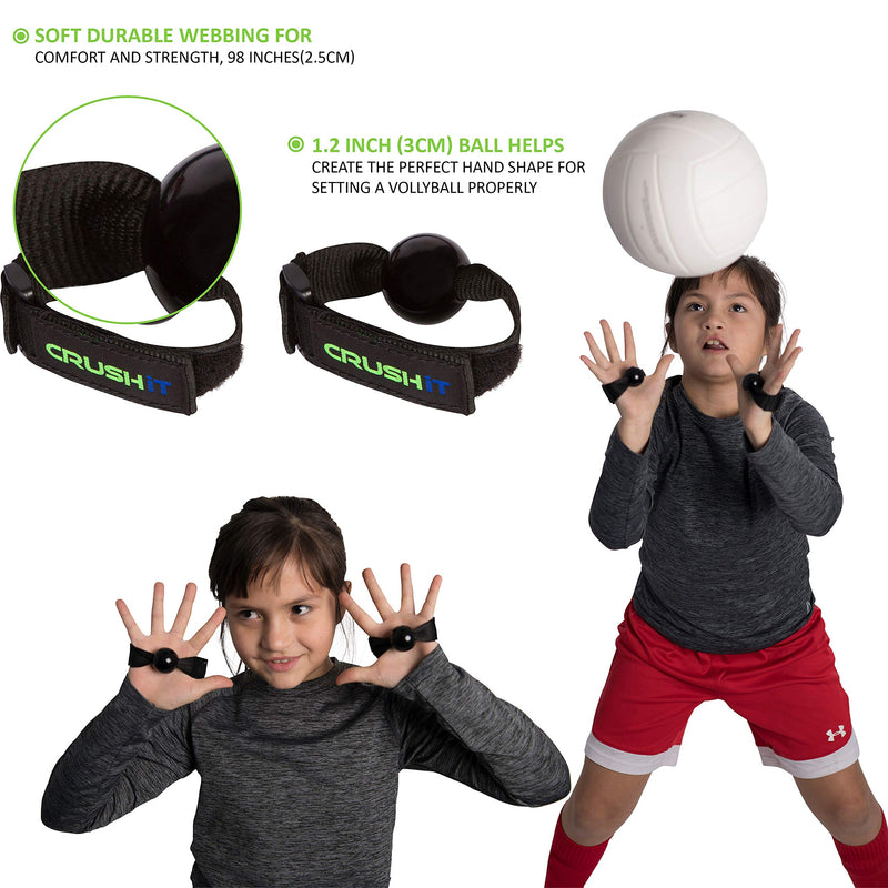 CRUSH iT SPORTS Volleyball Training Equipment Aid - Practice your Serving, Spiking, Setting & Arm Swing, Serve & Spike Like a Pro with this Solo Trainer, Perfect Volleyball Gift for Beginners - BeesActive Australia