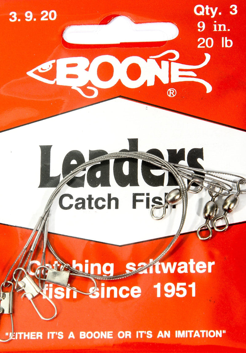 Boone Bright SS 6-Inch Leader (Pack of 3), 20-Pound - BeesActive Australia