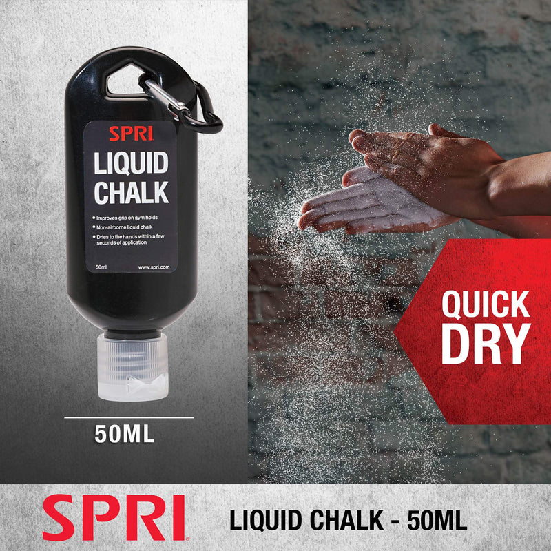 SPRI Liquid Chalk 50ml Bottle - Works as Gym Chalk, Lifting Chalk, Rock Climbing Chalk - BeesActive Australia