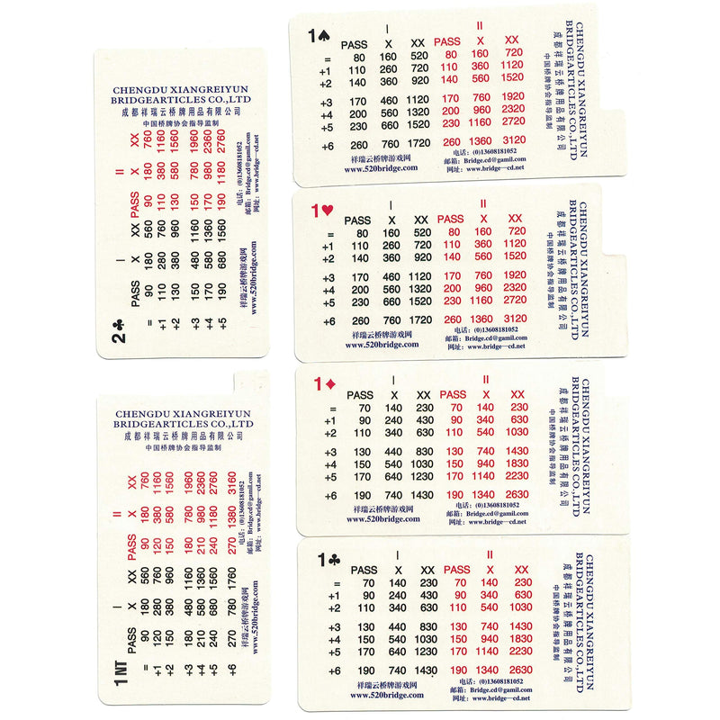 Set of 4 Blue Plastic Bridge Bidding Boxes with Scoring Cards Card Games Bid Device - BeesActive Australia