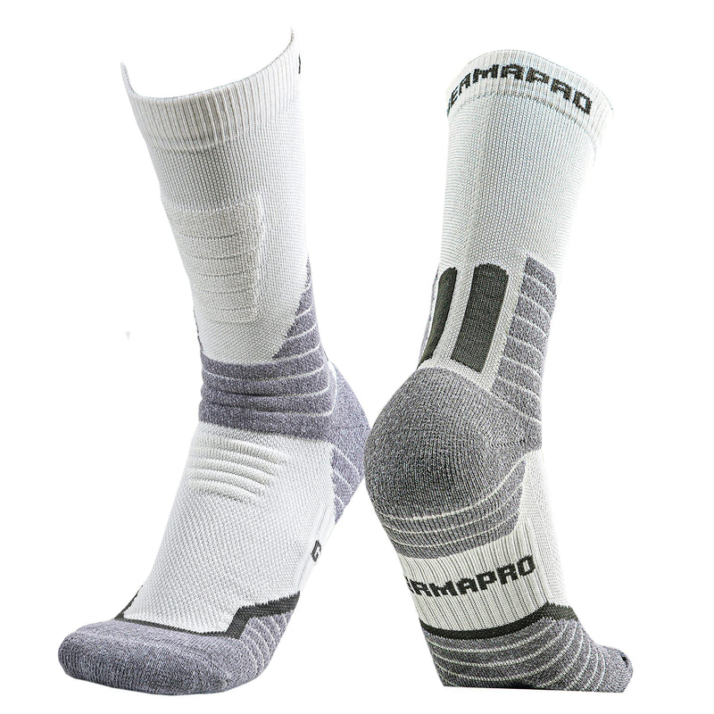 GermaPro Hiking Work Boot Socks for Men & Women w/Anti-Stress Moisture Wicking Germanium & Coolmax All Season 2 pairs Large - BeesActive Australia