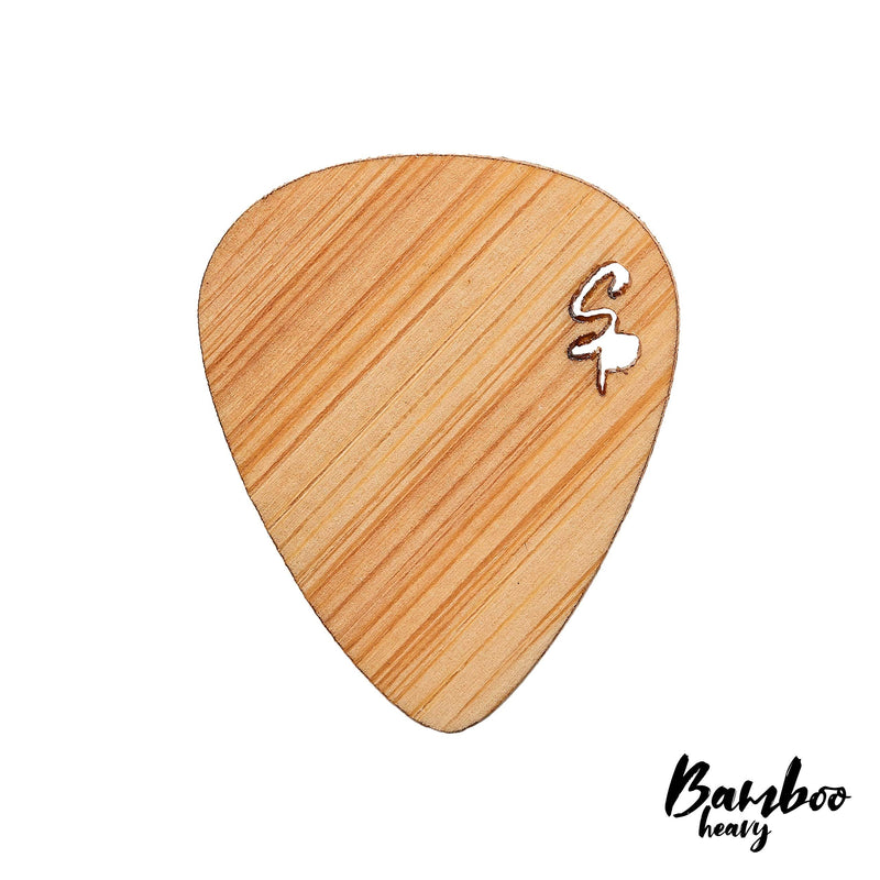 Stickpick | Set of 7 flexible guitar picks made of real wood | For electric, acoustic and bass guitars in various strengths | In aluminum can | Sustainably manufactured | Made in Germany - BeesActive Australia