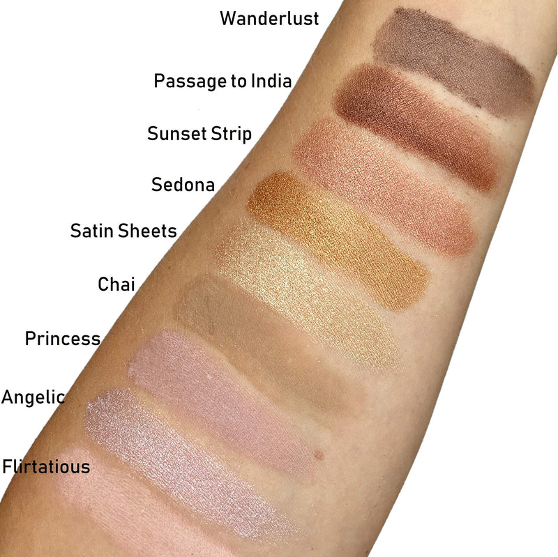 Honeybee Gardens Passage to India PowderColors Stackable Mineral Color Eye Shadow - BeesActive Australia