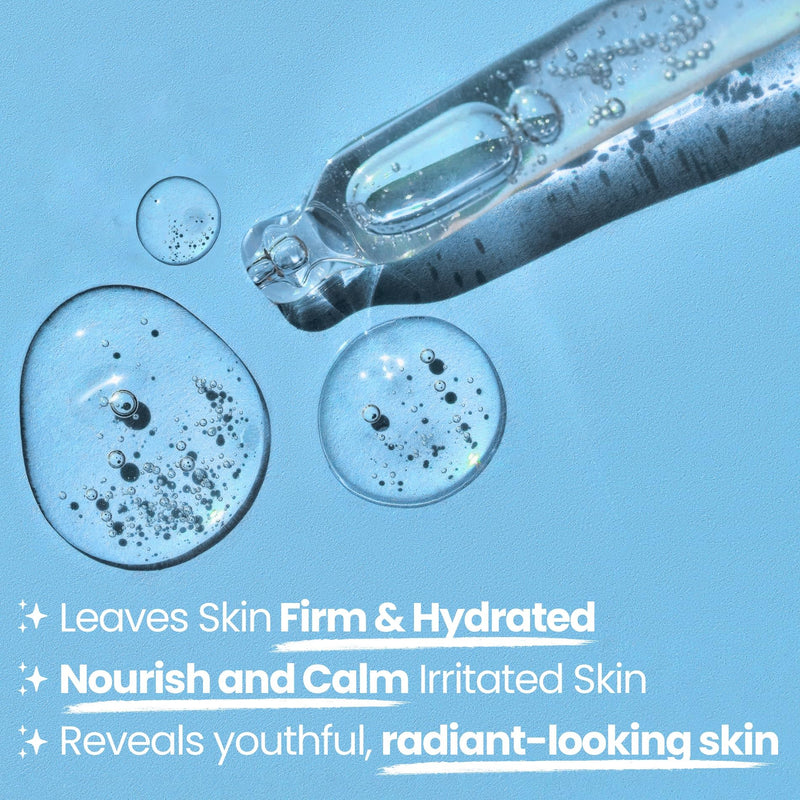 Admire My Skin 3% Polyglutamic Acid Facial Serum - PGA + Hyaluronic Acid + Propolis for Powerful Anti Aging - Moisture Locking Glow 1oz - BeesActive Australia