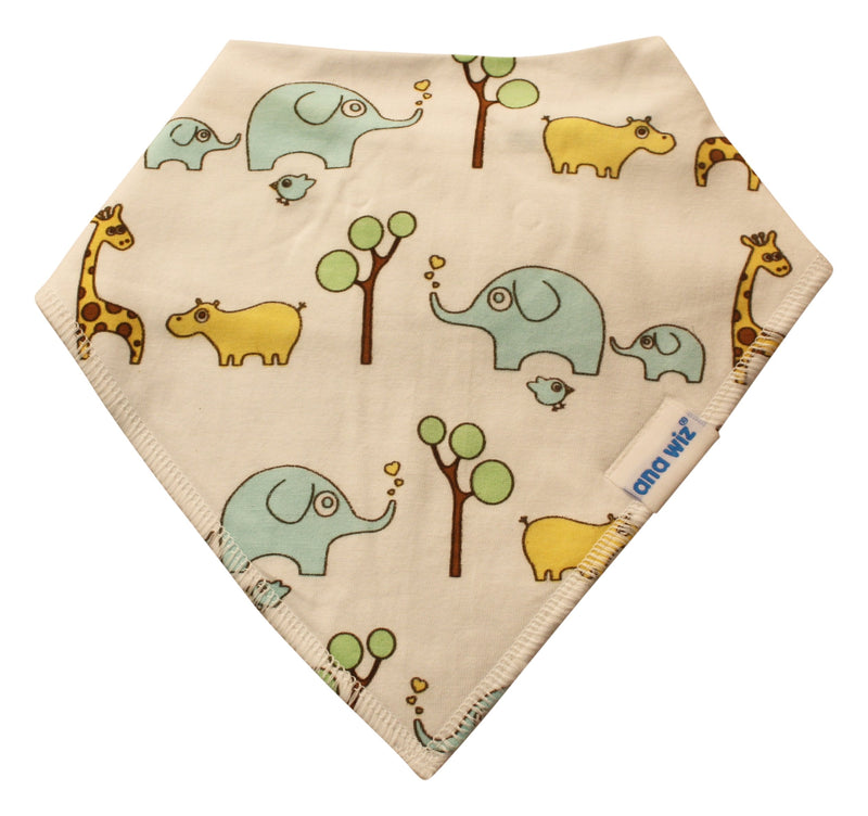 Premium Baby Bandana Bibs, 100% Organic Cotton, Set of 5 Unique Designs (Boys Set) Boys Set - BeesActive Australia