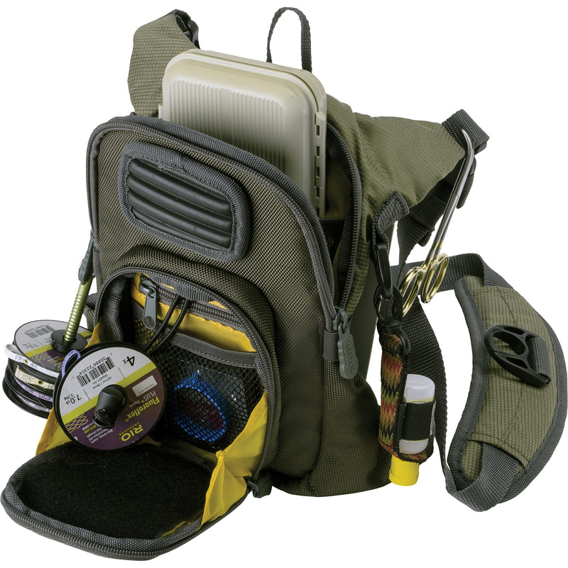 [AUSTRALIA] - Allen Fall River Fishing Chest Pack, Olive , 33-inch 