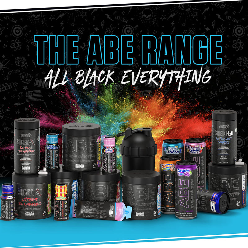 Applied Nutrition Shred X Fat Burner - ABE All Blak Everything Fat Burner, Thermo Weight Management (90 Capsules - 30 Servings) - BeesActive Australia