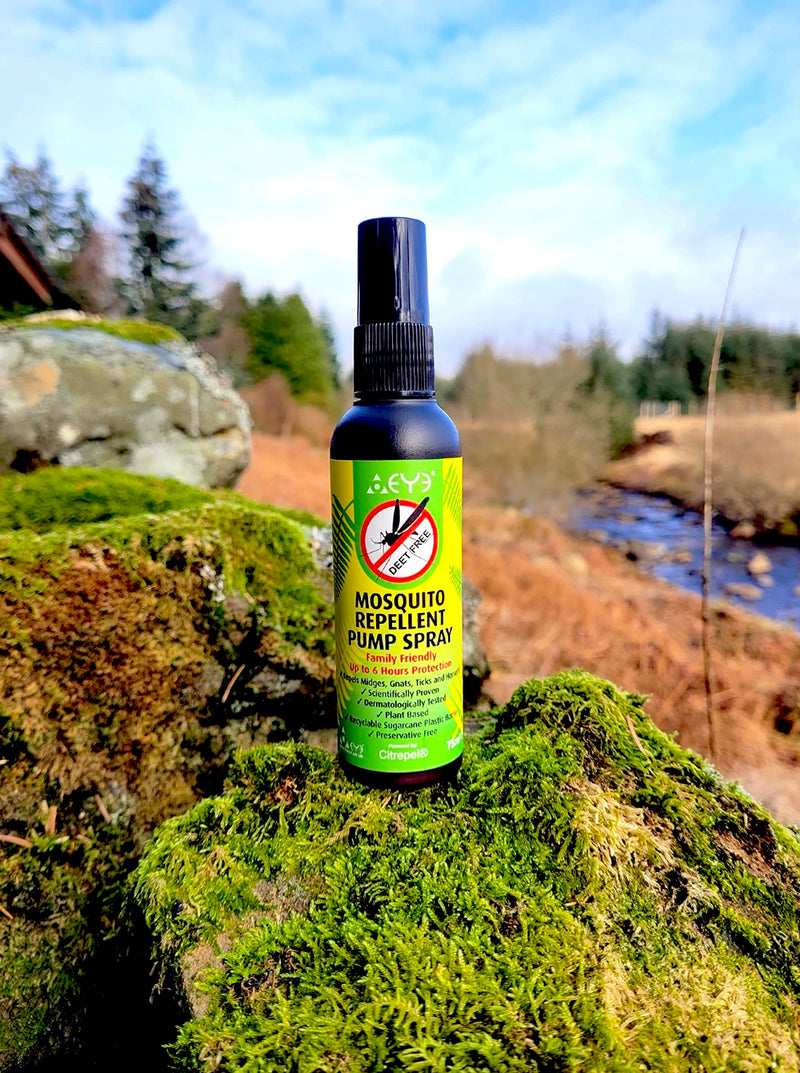 THEYE Insect Repellent Pump Spray Natural Deet & Preservative Free No Harmful Chemicals Insect Repellent 2 x 75ml - BeesActive Australia