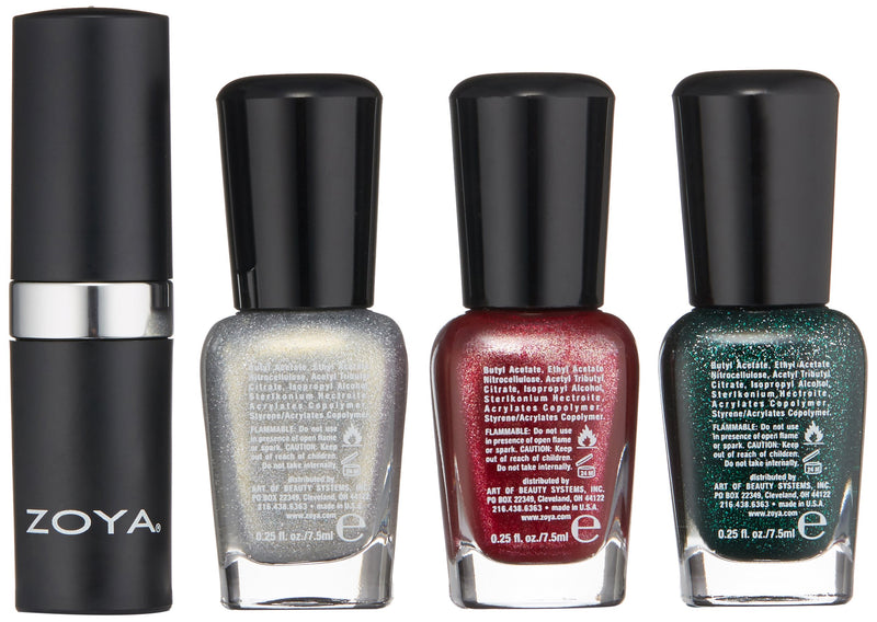 ZOYA Nail Polish, Santa Baby Lips & Tis Quad, 1 fl. oz. - BeesActive Australia