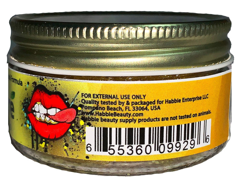 Turmeric Lip Scrub | Lip Exfoliation | Lip Care Treatment | Lip Moisturizer | Turmeric Restore | Natural Lip Scrub | Organic Lip Scrub | 100% Natural Ingredients | Habbie Beauty Supplies (Value 2oz) 2 Ounce (Pack of 1) - BeesActive Australia