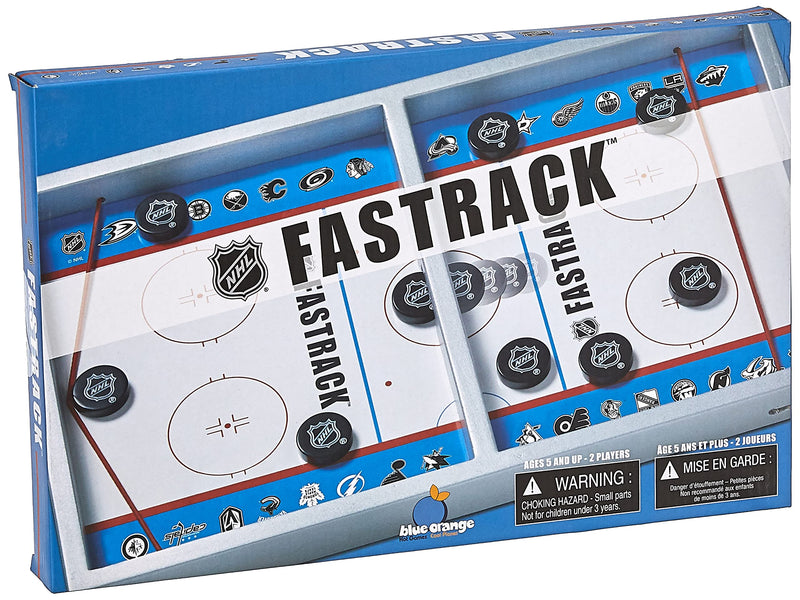 Blue Orange Fastrack NHL Board Game- The Authentic Disc Slinging Fast Action Game Blue - BeesActive Australia