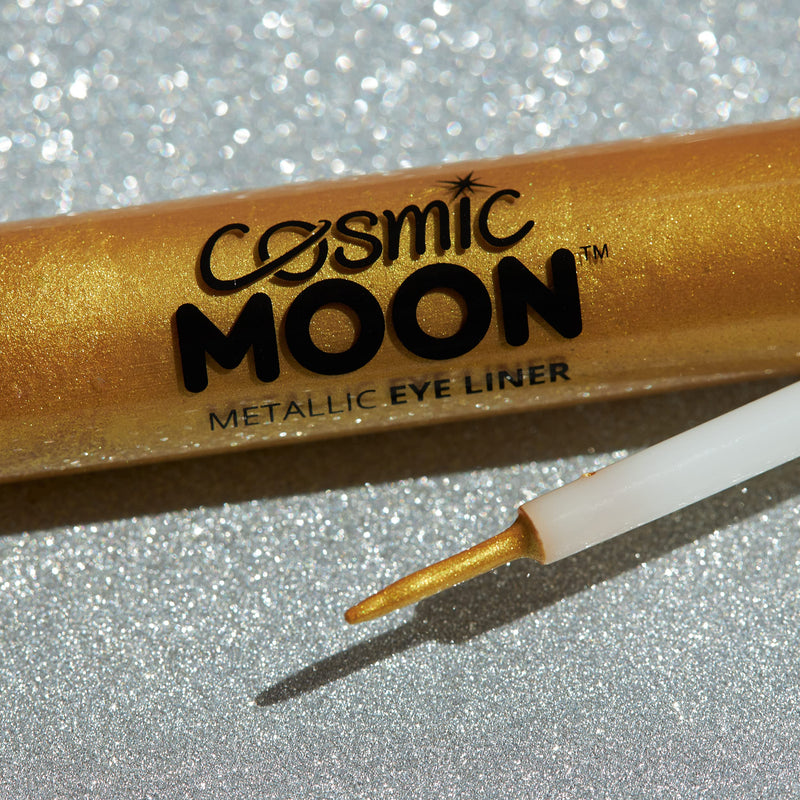 Cosmic Moon - Metallic Eye Liner - 0.35fl oz - For mesmerising metallic eye styles - Set of 8 colours - Includes: Silver, Gold, Rose Gold, Pink, Red, Green, Blue, Purple - BeesActive Australia