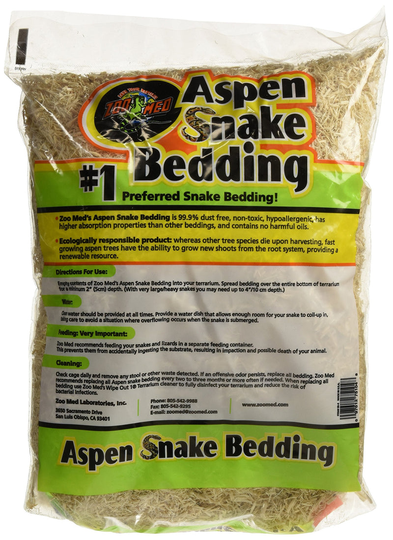 Zoo Med Laboratories SZMSB4 Aspen Snake Bedding, 4 Quart - BeesActive Australia