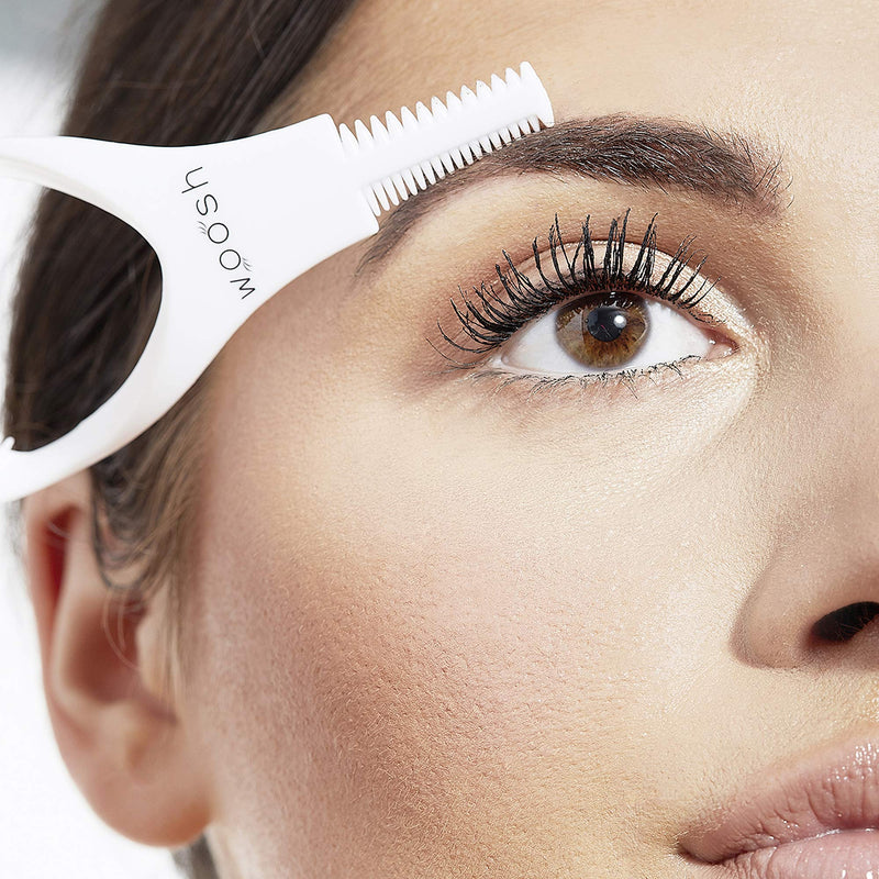 Woosh Beauty | The Mascara Shield | Protects Eye Lids from mascara mess ups | Eye Brow Comb | Lash Comb - BeesActive Australia