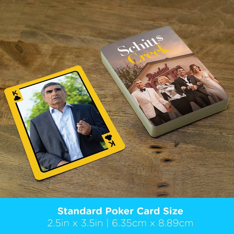 AQUARIUS Schitt's Creek Playing Cards - Schitt's Creek Themed Deck of Cards for Your Favorite Card Games - Officially Licensed Schitt's Creek Merchandise & Collectibles - BeesActive Australia