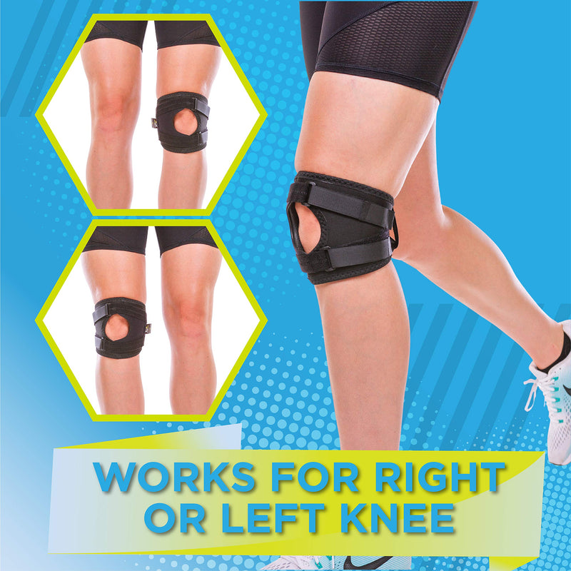 BraceAbility Patellar Tracking Pain Short Knee Brace - XXL Running, Exercise, Athletic Support Sleeve Stabilizer for After Kneecap Dislocation, Tendonitis, Patellofemoral, MCL / LCL Injuries (2XL) 2X-Large (Pack of 1) - BeesActive Australia