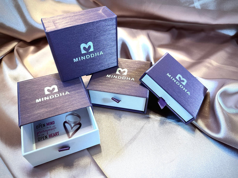 MINDDHA 925 Sterling Silver Rings with Moonstone- Twisted Eternity Band Hammered Ring - Made in Israel, Band 1.5mm Size 6-10 9 - BeesActive Australia