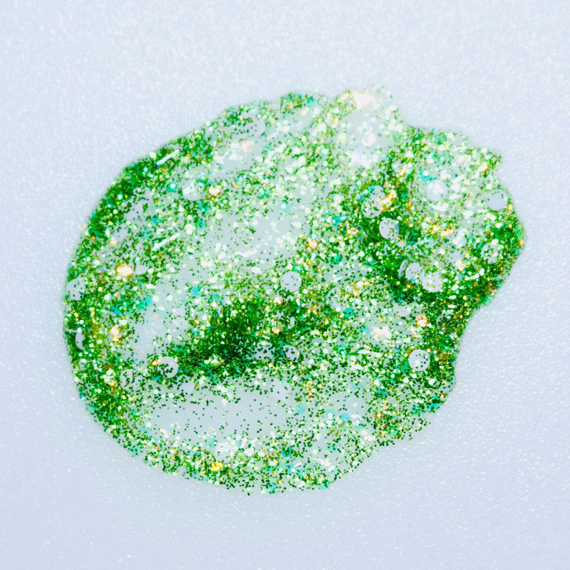 CJP Beauty Eyeshadow Chunky Glitter - 14g / 0.49 oz - Certified Cruelty and Gluten-Free and Vegan-Friendly | Self-Adhesive and Quick-Dry for Eyes, Face, Body, Hairs, and Nails - Envious Green - BeesActive Australia