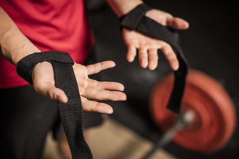 Harbinger Padded Cotton Lifting Straps with NeoTek Cushioned Wrist (Pair) - BeesActive Australia