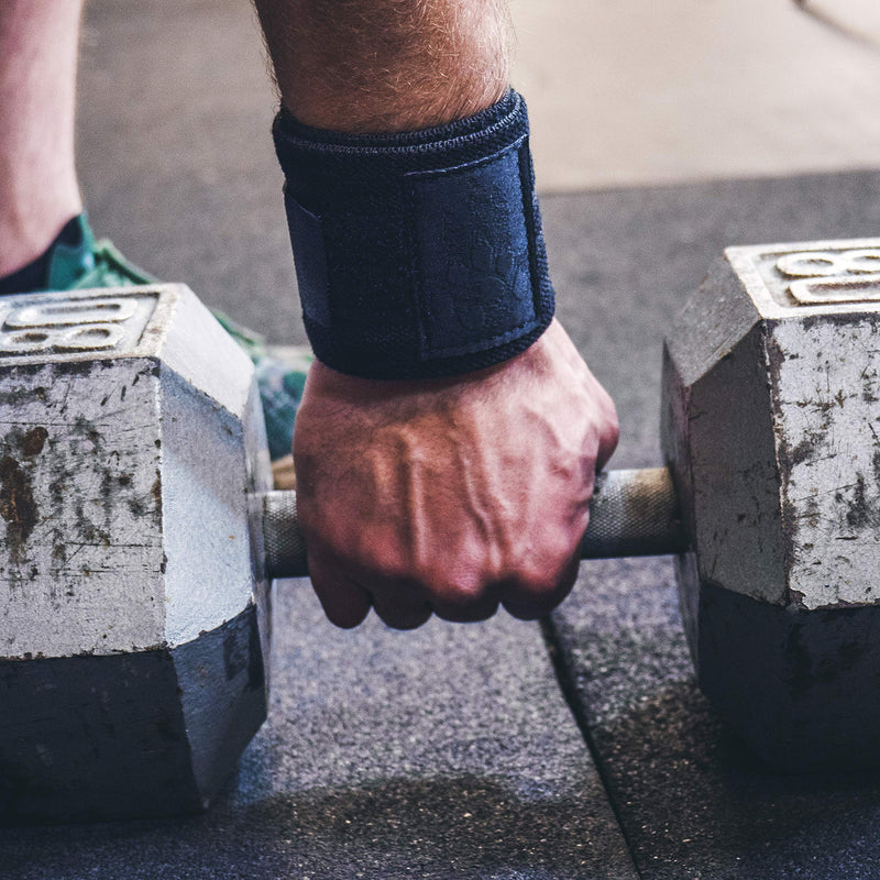 MANIMAL Wrist Wraps - Superior Support, Stabilization and Style - Get 3 Years of Daily Use - Lifting Straps and Guards for Men and Women - Weightlifting, Powerlifting, Strength Training, Gym Night Stalker - BeesActive Australia