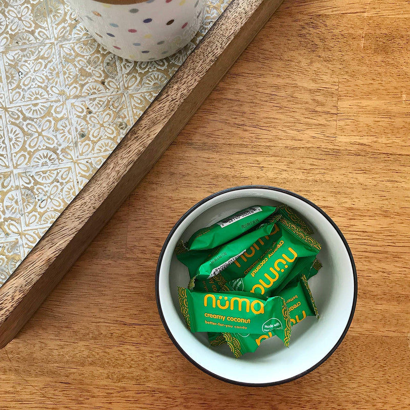 Healthy Creamy Coconut Soft Candy – Dairy Free, Low Sugar, Low Calorie, All Natural Chewy Snack with Real MCT-Rich Coconut Milk, Gluten Free – 3 Bags with 8 Individually Wrapped Chews Each - BeesActive Australia