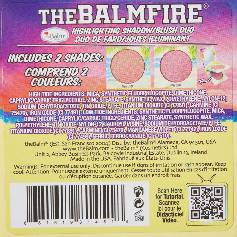 theBalm theBalmFire Highlighting High Tide & Low Tide - BeesActive Australia