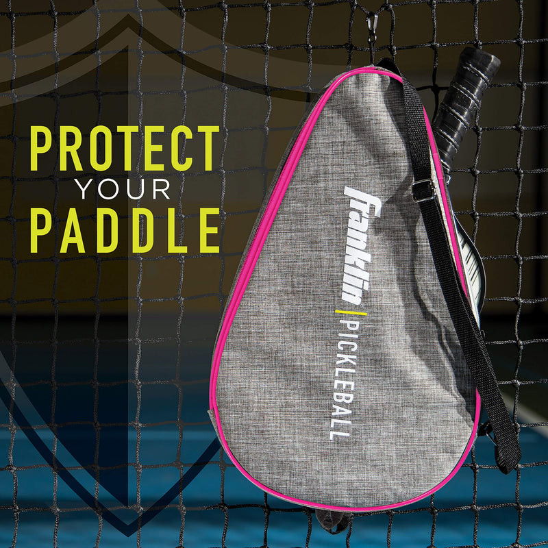 Franklin Pickleball-x Single Paddle Carry Bag - Official Bag of The US Open Gray/Pink - BeesActive Australia