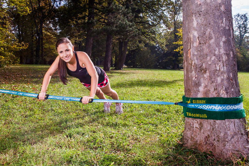 [AUSTRALIA] - Gibbon Slacklines Fitness Upgrade incl. 2 handgrips, stretchband and Workout Poster with exciting 16 Exercises 