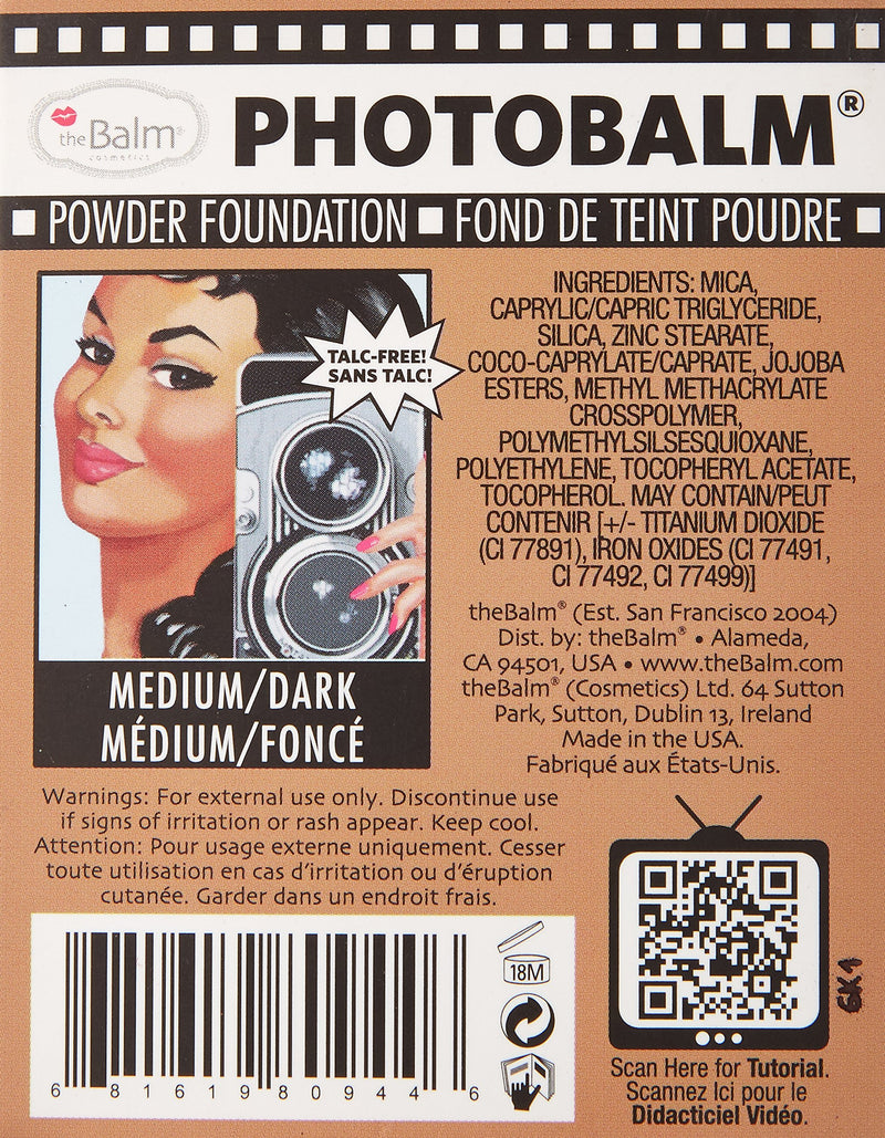 theBalm Photobalm Powder Foundation, Medium Dark - BeesActive Australia