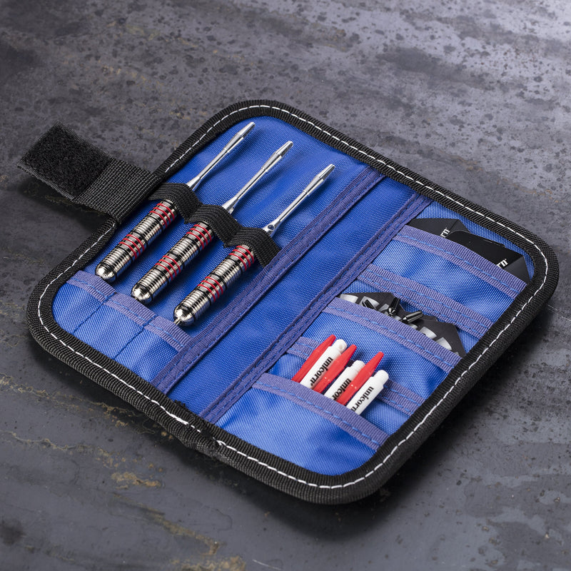 [AUSTRALIA] - Unicorn Steel 500 30-Piece Dart Set Includes Wallet Carrying Case Designed for Use with Bristle Dartboards 