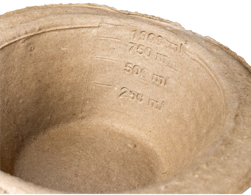 Easy Care Solutions | Disposable Pulp Sick Bowls with Rim | 1000ml | Pack of 50 (Pack of 50) - BeesActive Australia