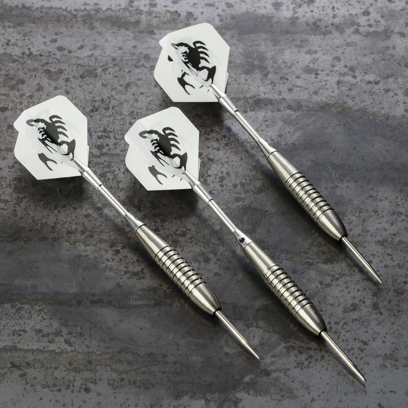 [AUSTRALIA] - Unicorn, Recreational Steel 600 Dart Set with Tips, Barrels, Shafts, Flights, and Flight Protectors 