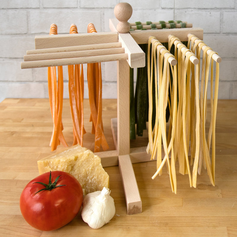 Pasta Drying Rack By Imperia - Made in Italy with Italian Beech Wood Construction - Holds 1lb of Pasta - BeesActive Australia